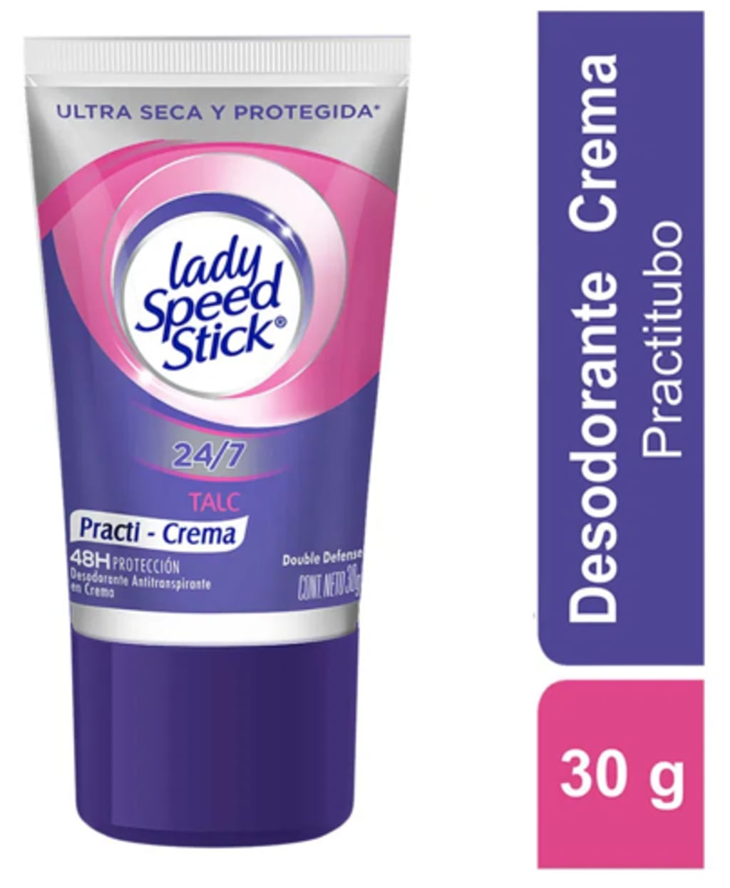 DESODORANTE LADY STICK PRACTITUBO CREMA TALC x 30 GRS