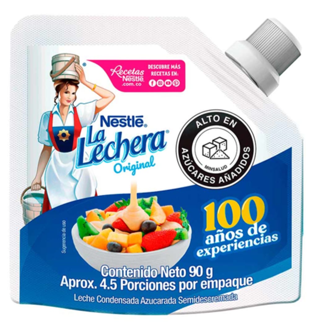LECHE COND. LA LECHERA DOYPACK 90 GRS x 48