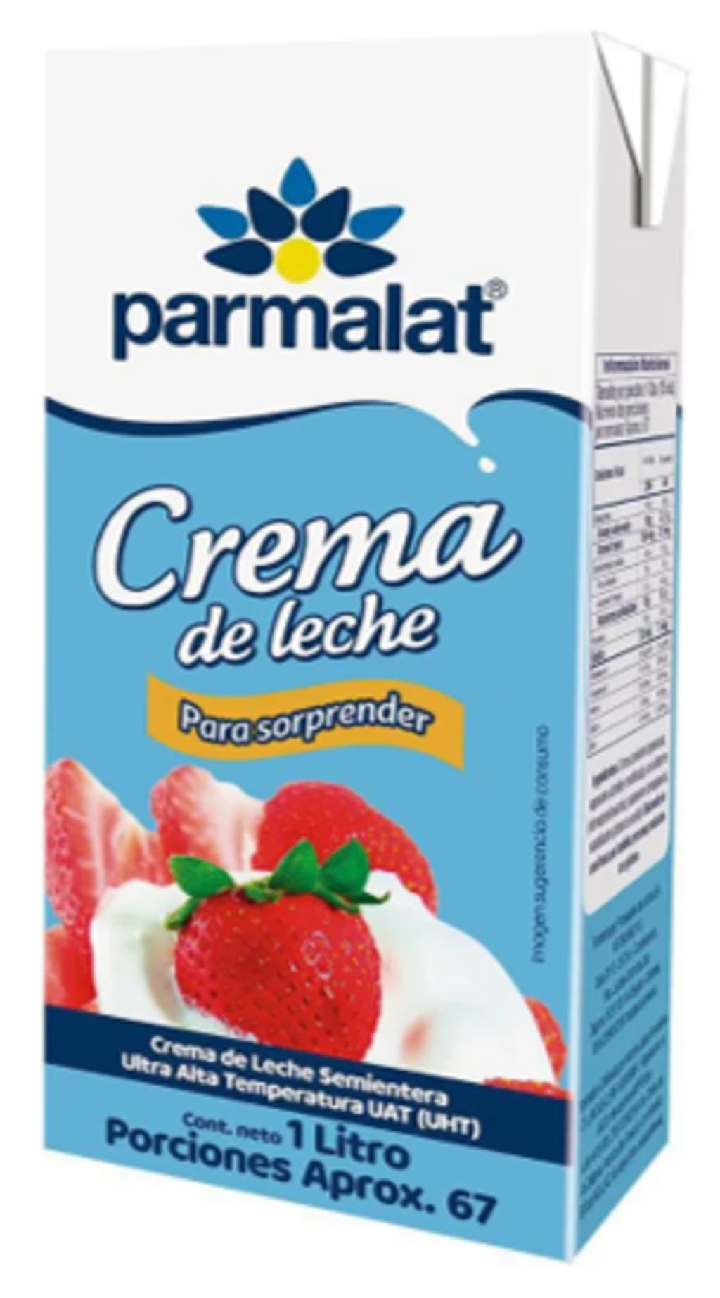 CREMA DE LECHE PARMALAT FOODSERVICE UHT 1000 ML