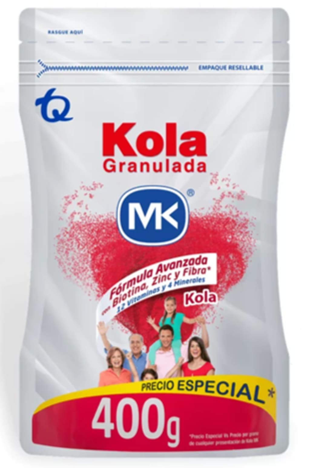KOLA GRANULADA MK DOYPACK 400 GRAMOS