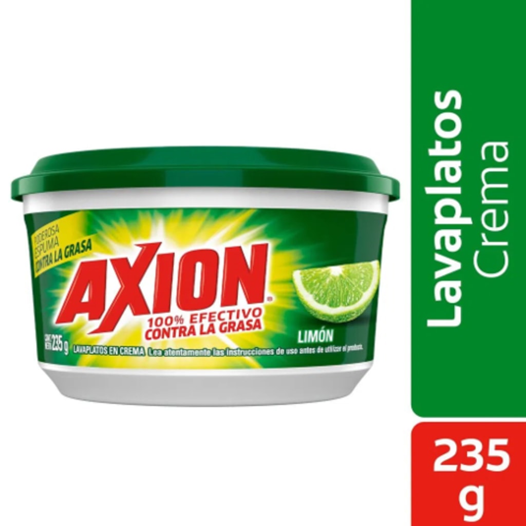 LAVAPLATOS AXION COCA LIMON 235 GRS x 48