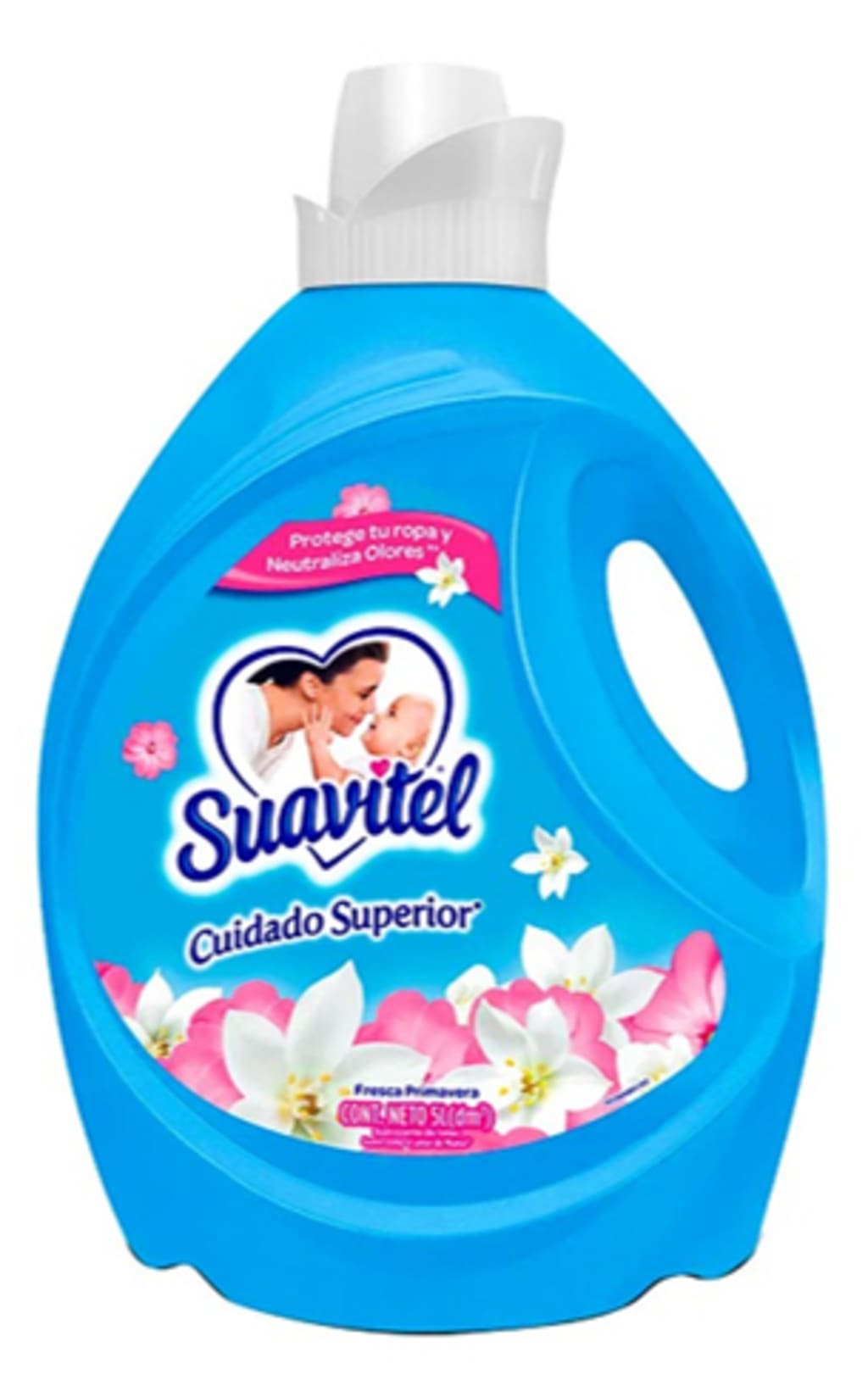 SUAVIZANTE SUAVITEL SUPERIOR PRIMAVERA AZUL 4800 ML