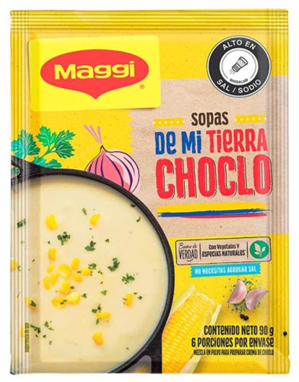 SOPA DEL DIA MAGGI CHOCLO 90 GRS x SOBRE
