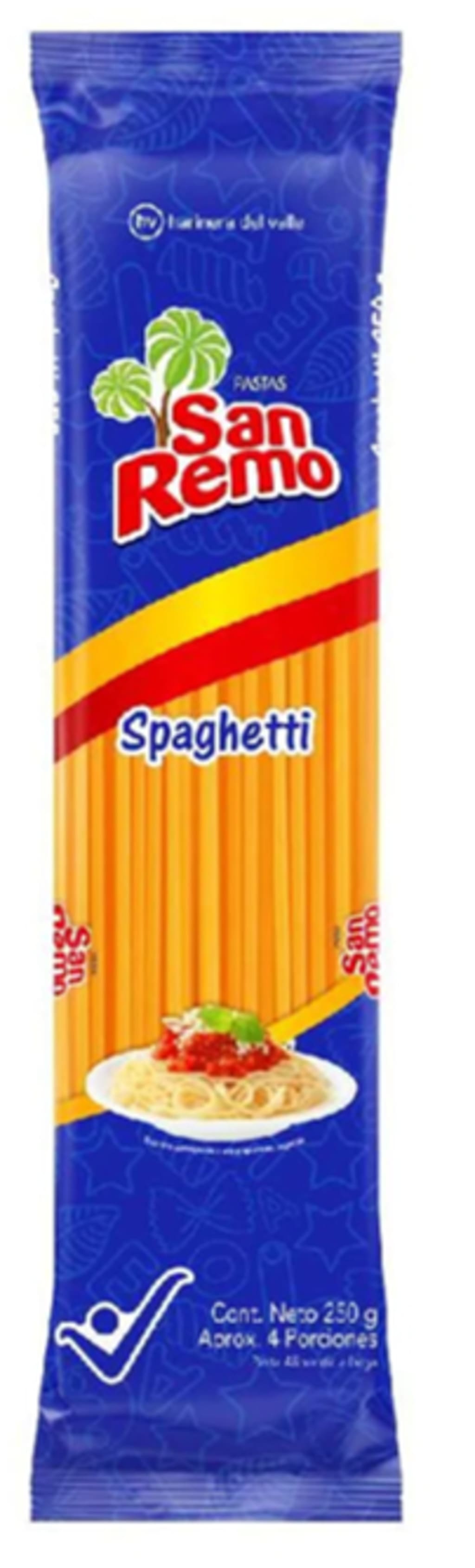 PASTA SAN REMO SPAGUETTI 200 GRS