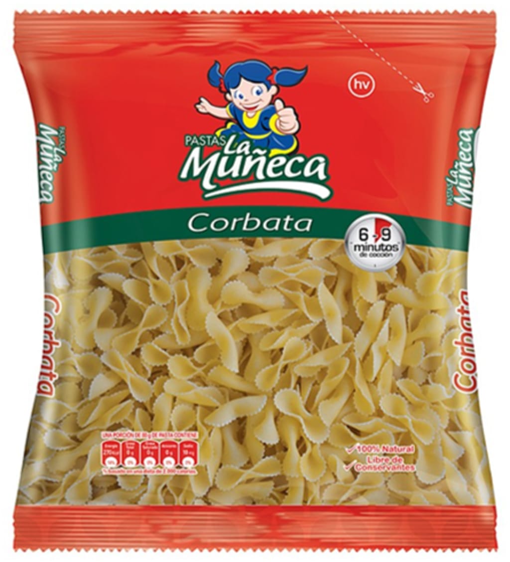 PASTA LA MUÑECA CORBATA 200 GRS x 24