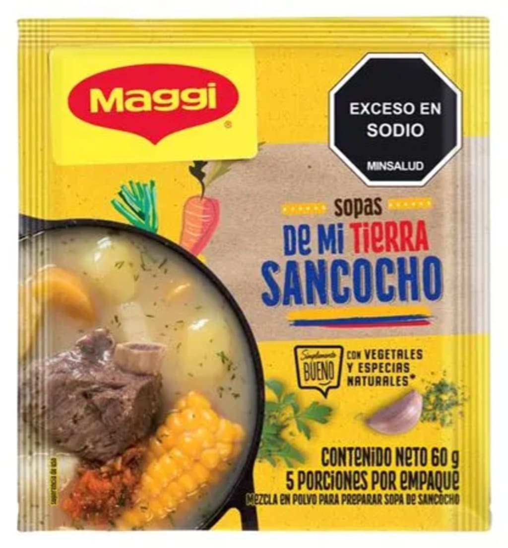 SOPA DEL DIA MAGGI SANCOCHO 60 GRS SOBRE