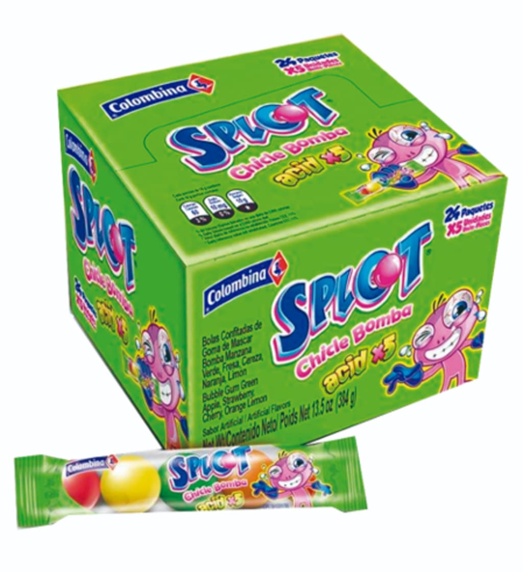 CHICLE SPLOT ACID EN LINEA x 5 x 24 UNDS