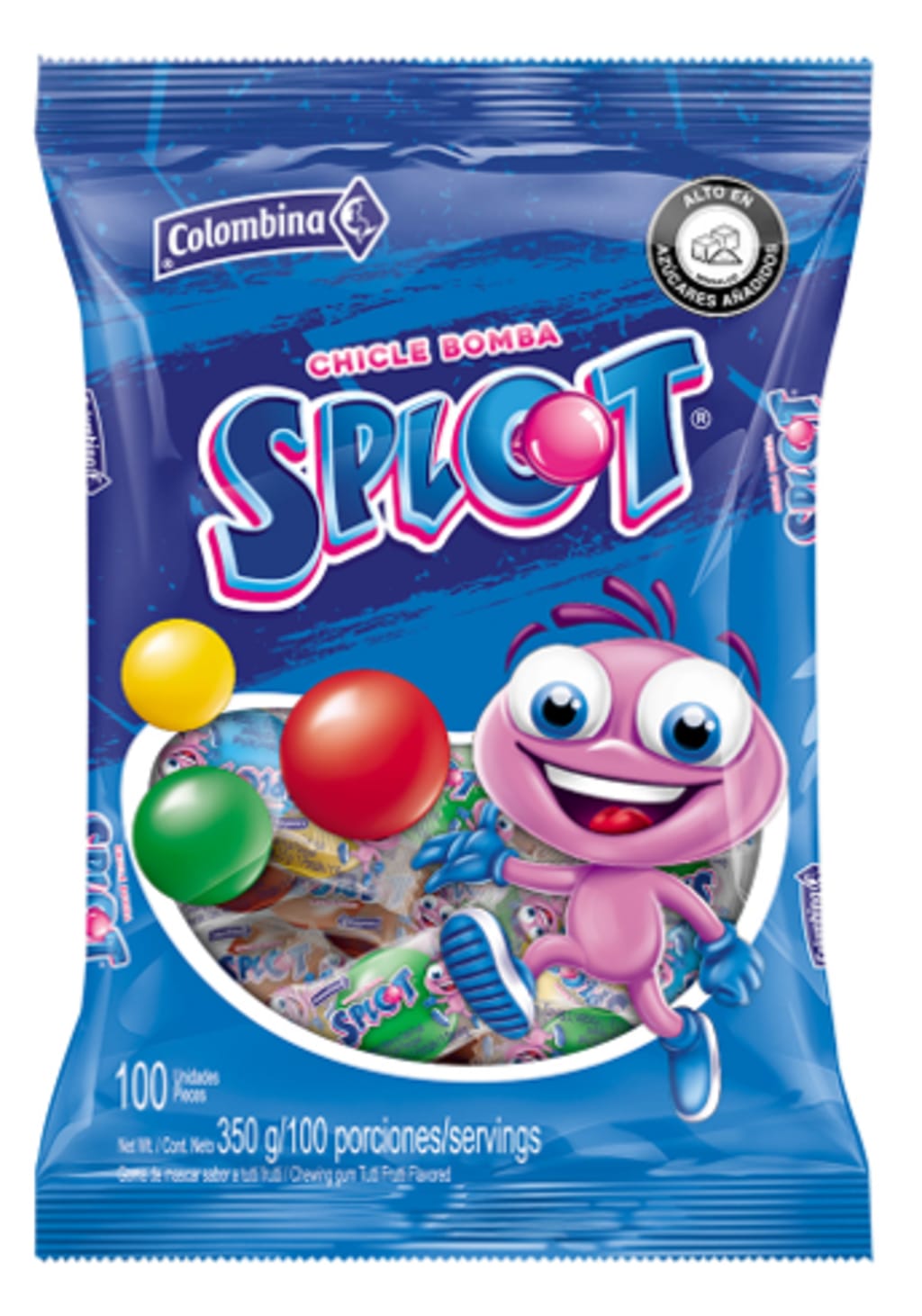 CHICLE SPLOT BOLON ENVUELTO 100 UND