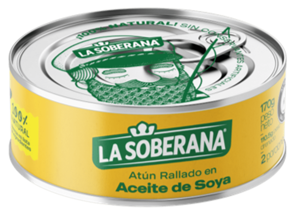 ATUN SOBERANA RALLADO ACEITE ETQ AMARILLA 150 GRS x 48