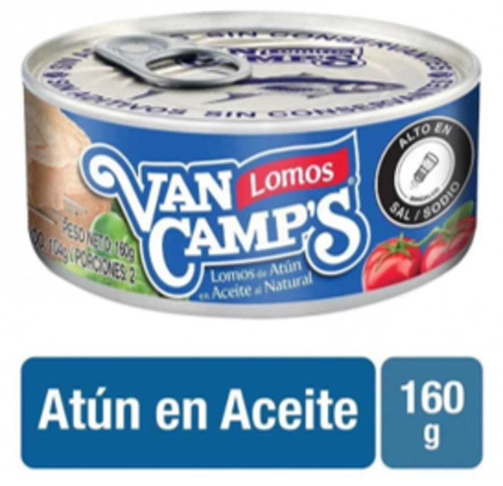 ATUN VANCAMPS LOMITOS ACEITE 160 GRS x 48