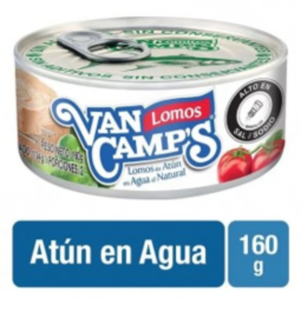 ATUN VANCAMPS LOMITOS AGUA 160 GRS