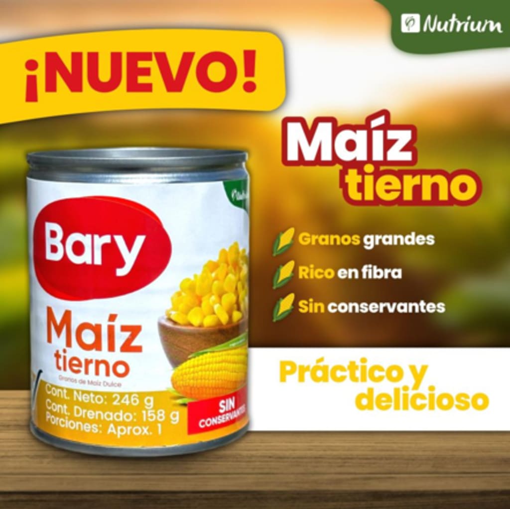 MAIZ TIERNO BARY LATA 246 GRS