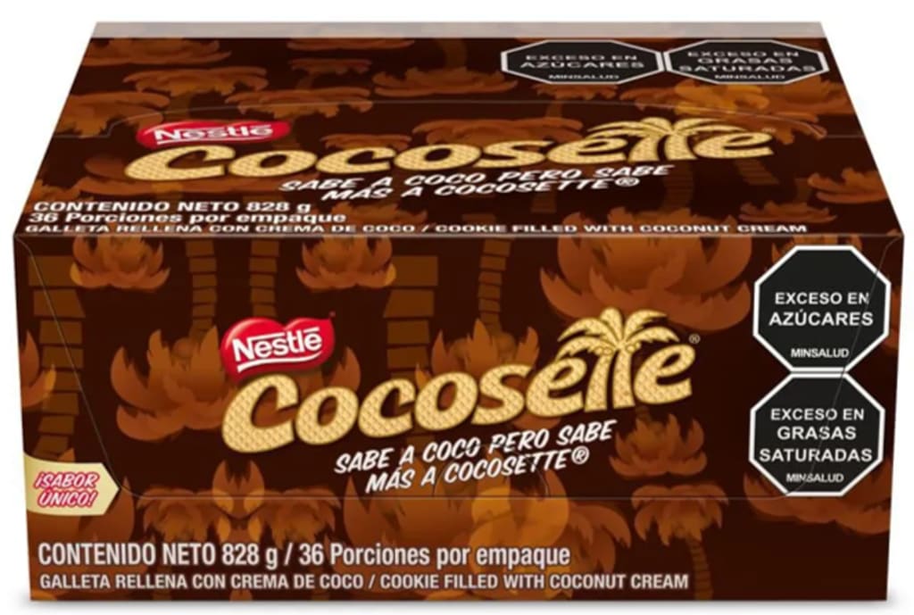 GALLETA COCOSETTE MAXI WAFFER 18 UNDS (828 GRS)