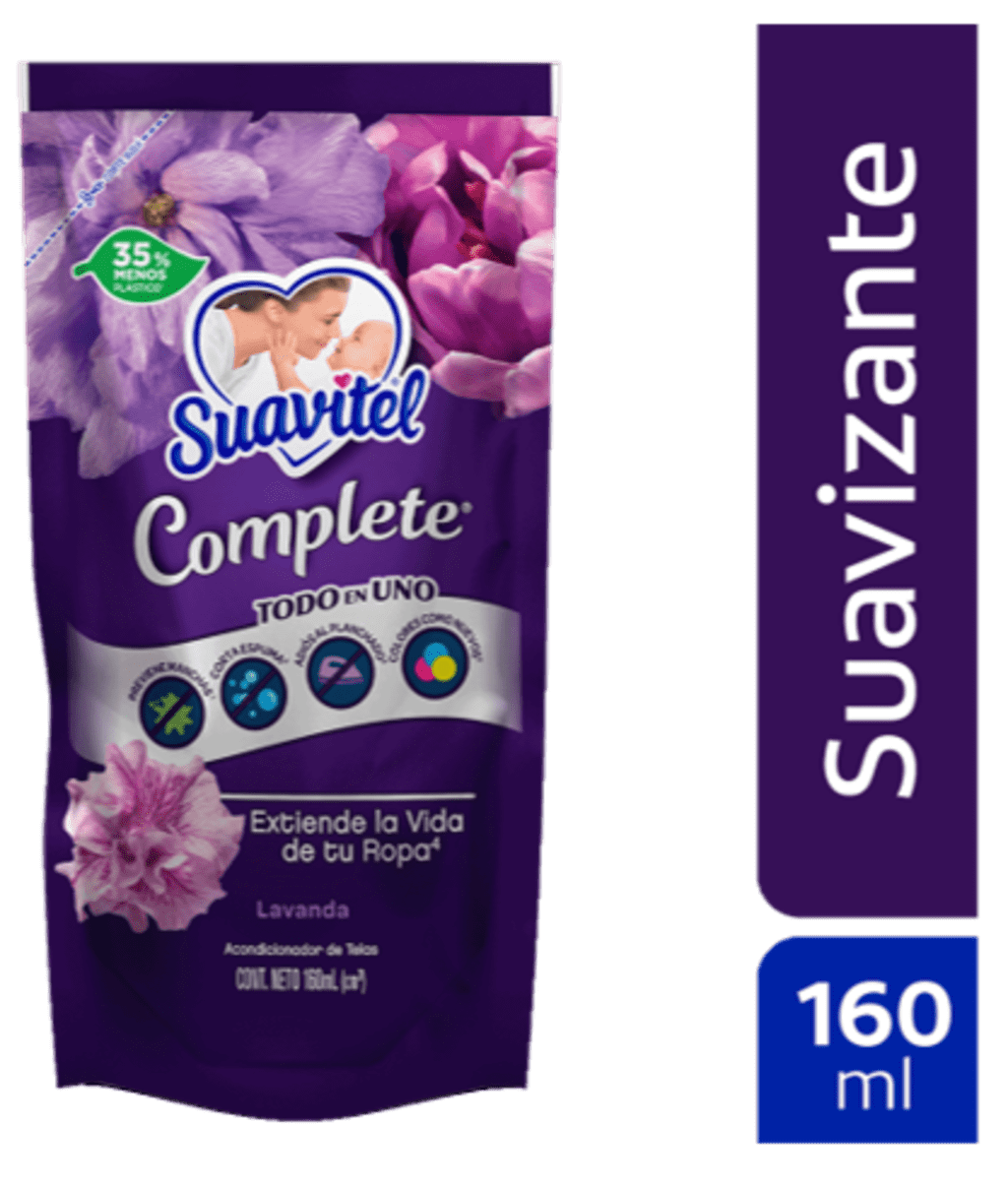 SUAVIZANTE SUAVITEL COMPLETE LAVANDA 160 ML x 56
