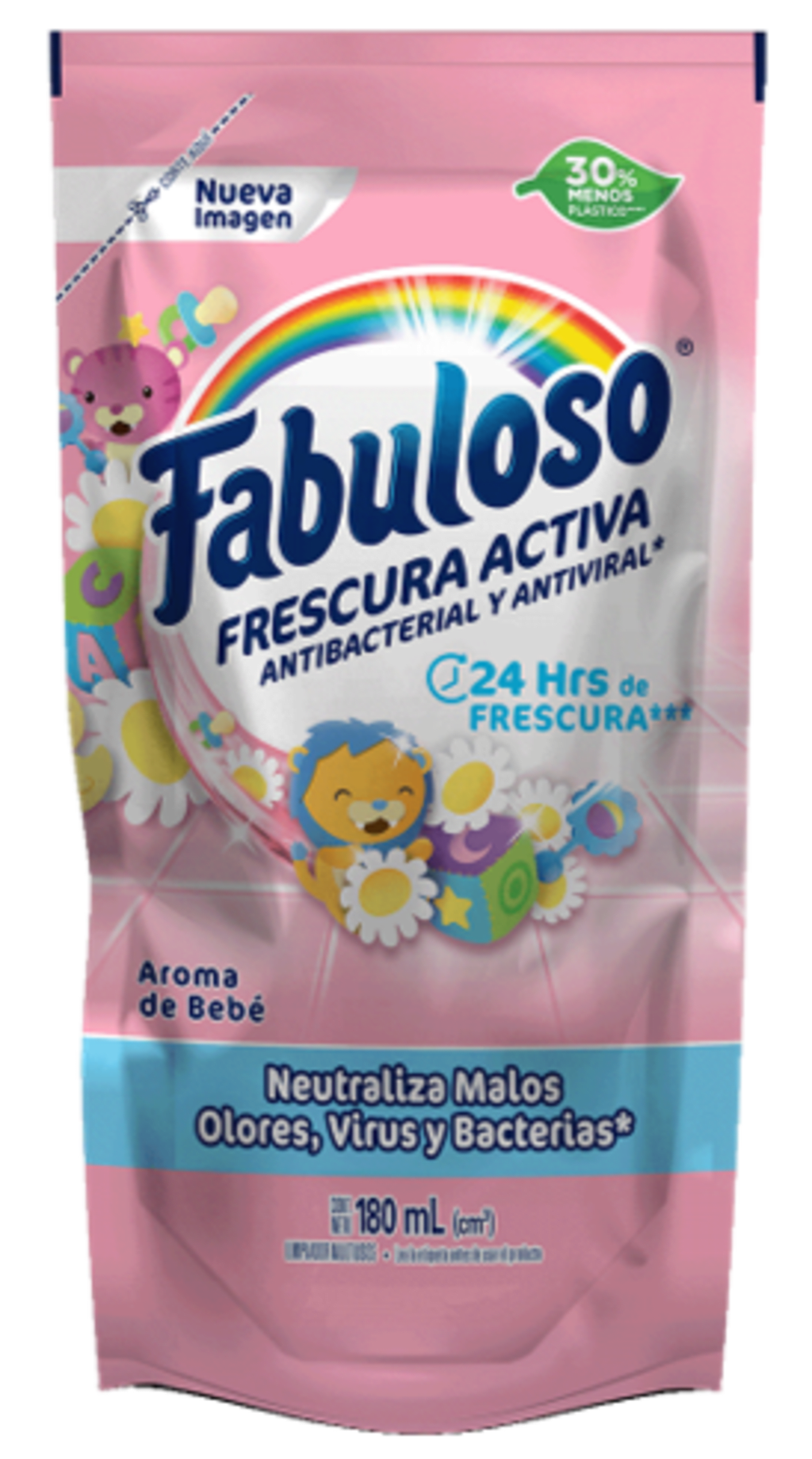 LIMPIADOR FABULOSO ANTIBACTERIAL BEBE 180 ML