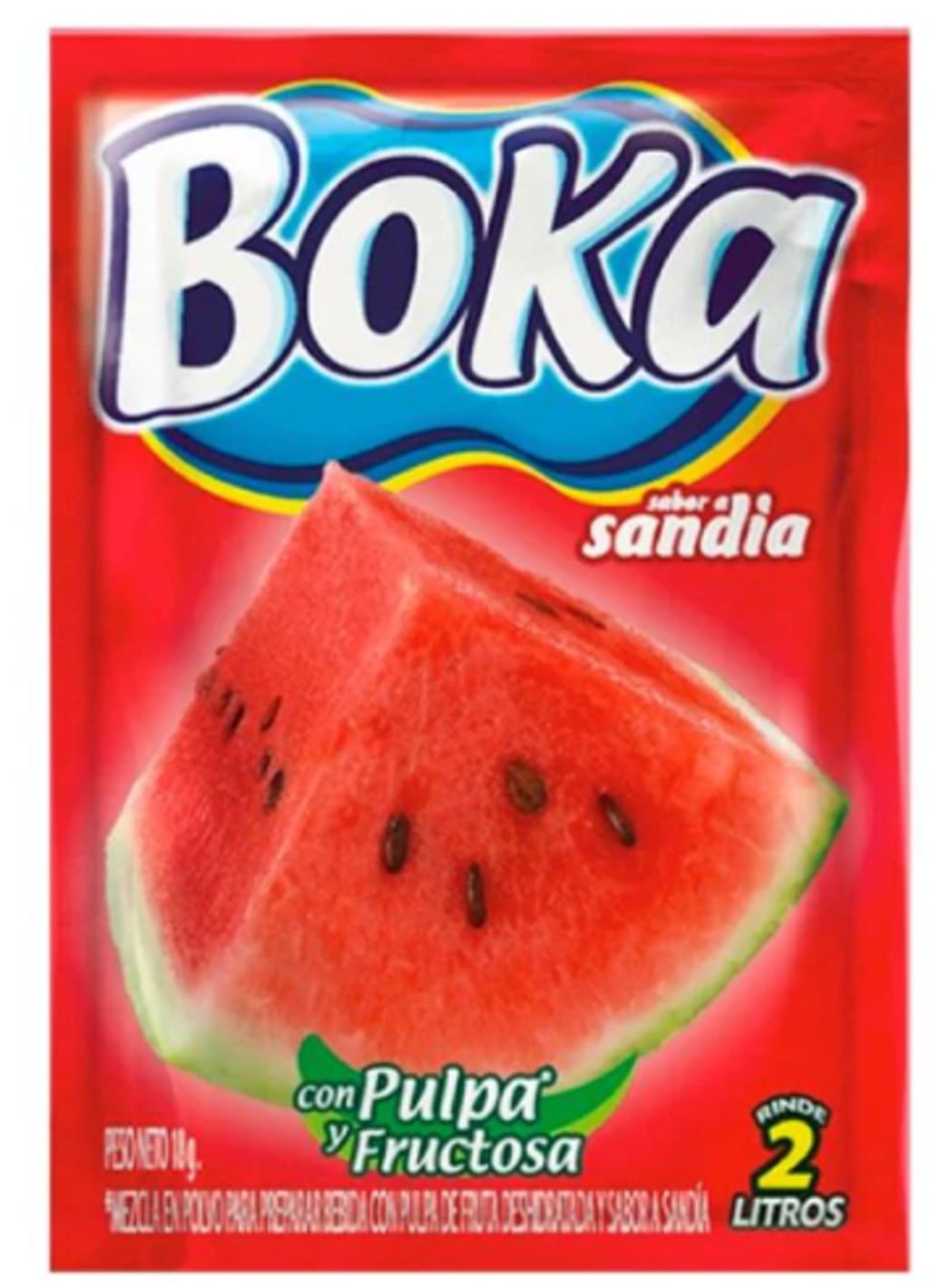 REFRESCO BOKA 2 LTS SANDIA 10 SOBRES