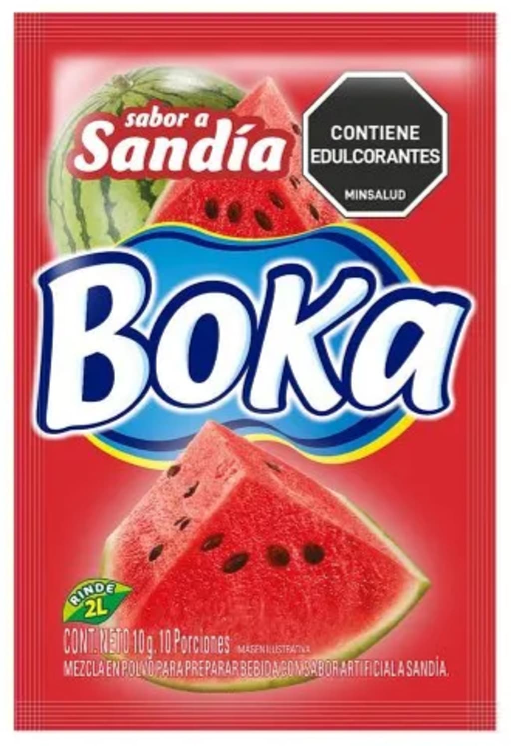 REFRESCO BOKA 2 LTS SANDIA 12 SOBRES