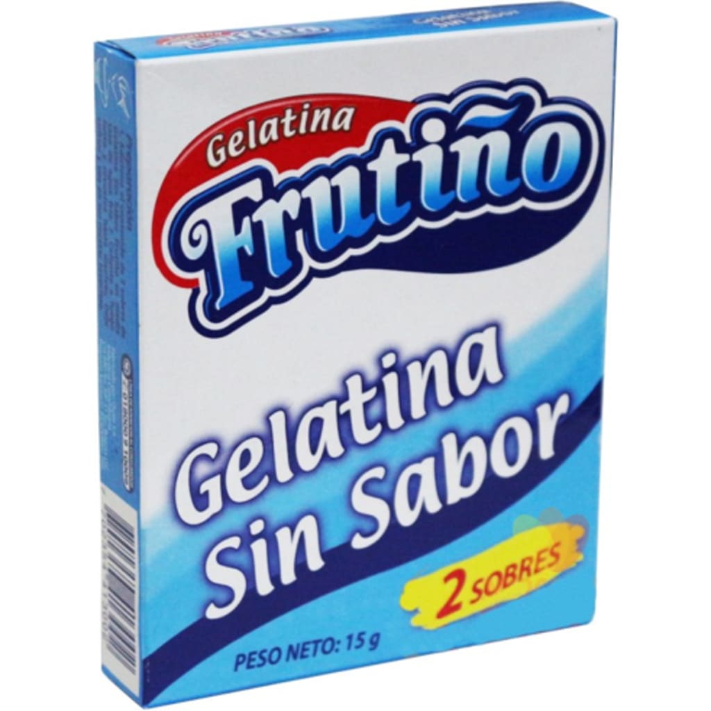 GELATINA FRUTIÑO SIN SABOR 2 SOBRES 15 GRS