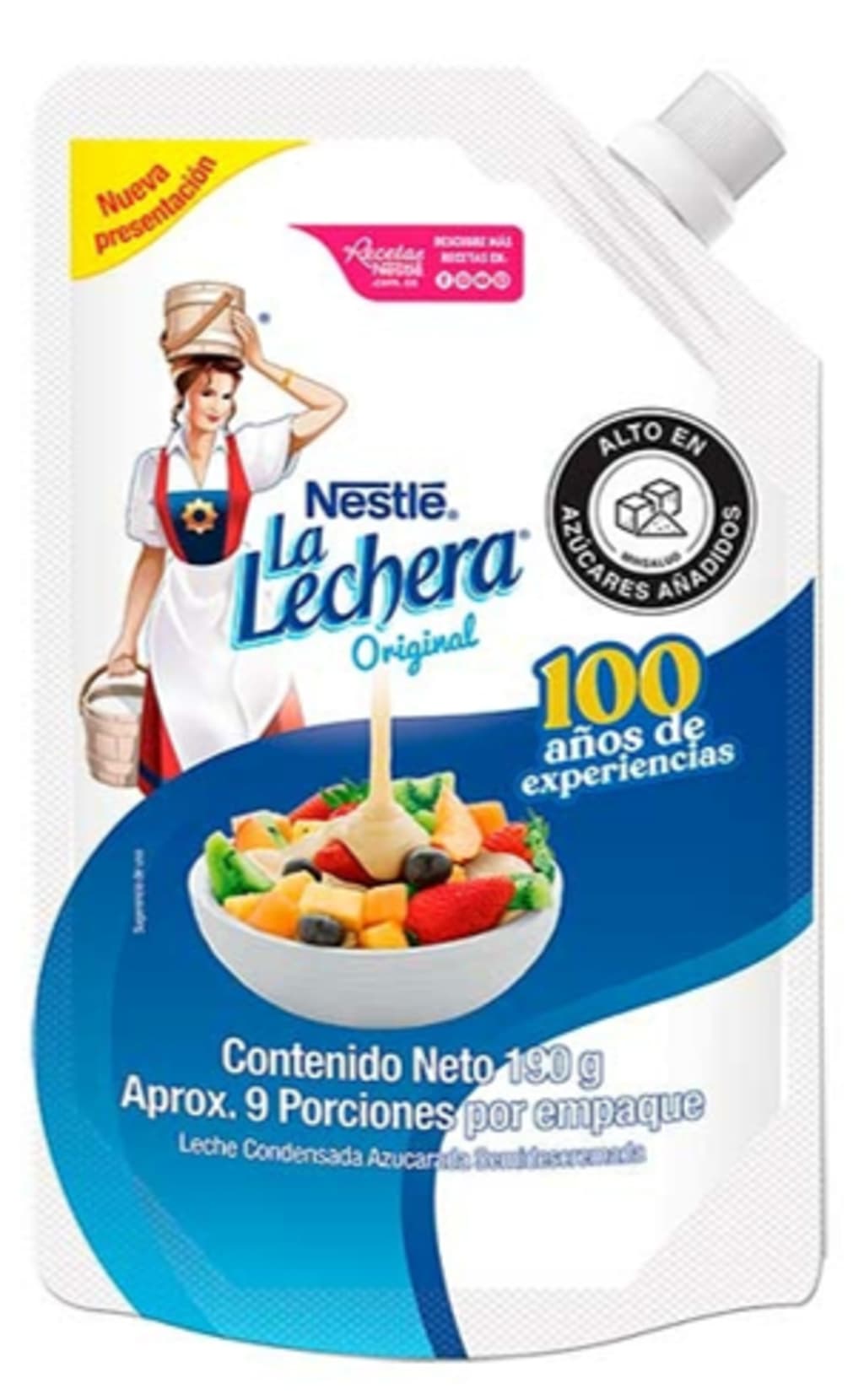 LECHE COND. LA LECHERA ORIGINAL DOYPACK 190 GRS x 32