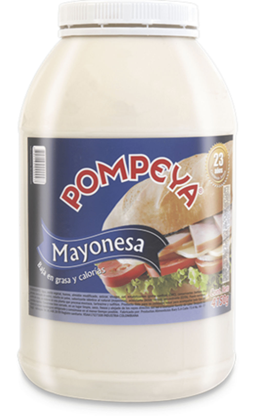 MAYONESA POMPEYA FRASCO 1000 GRS x 12