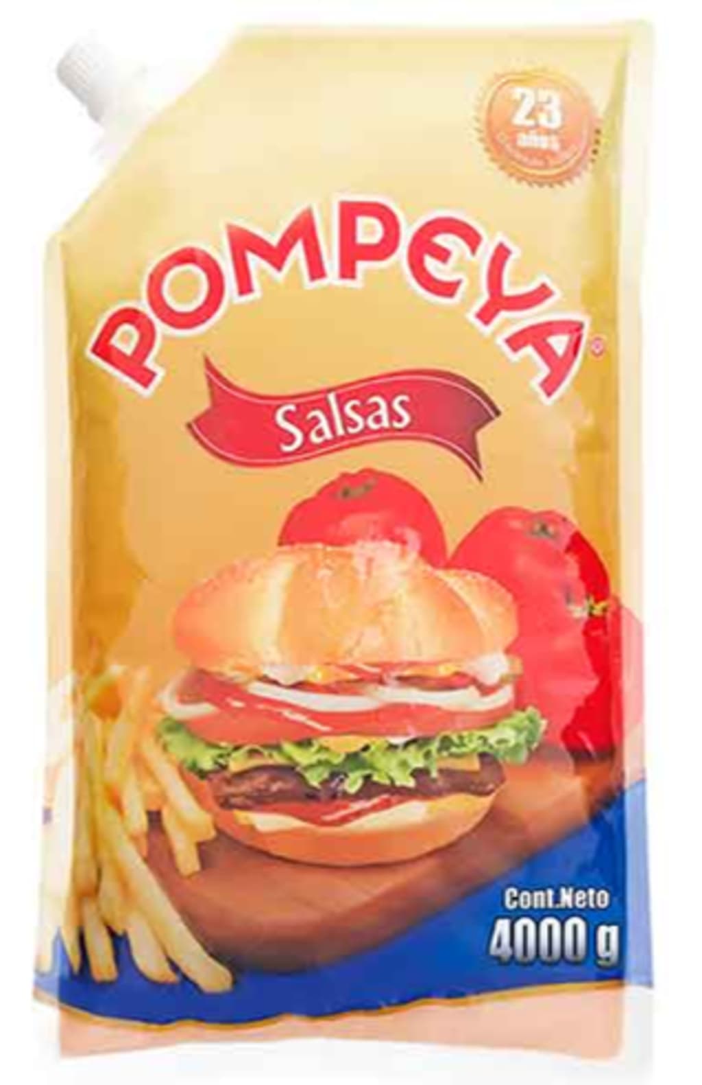SALSA ROSADA POMPEYA BOLSA 4000 GRS x 6