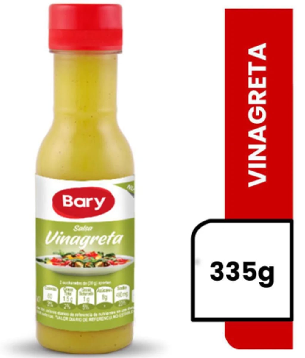 VINAGRETA BARY FRASCO 335 GRS