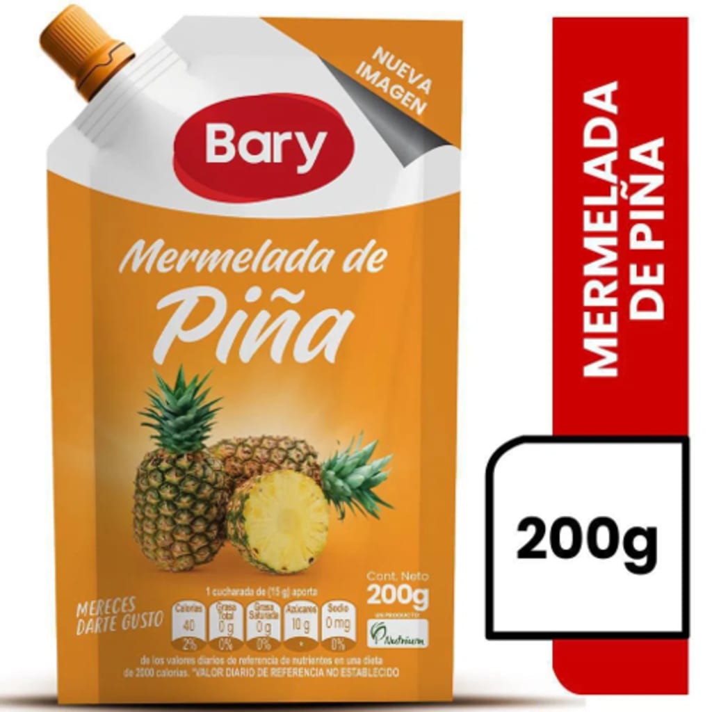 MERMELADA BARY PIÑA DOYPACK 200 GRS