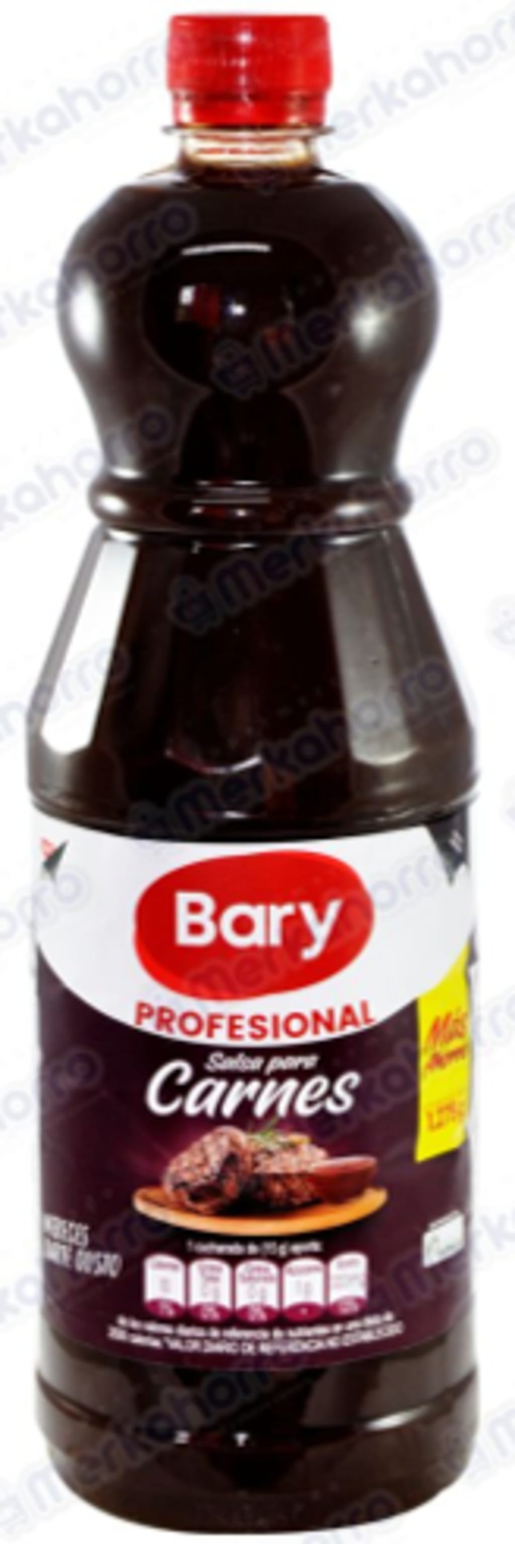 SALSA PARA CARNES BARY BOTELLA LITRON 1110 GRS x 12