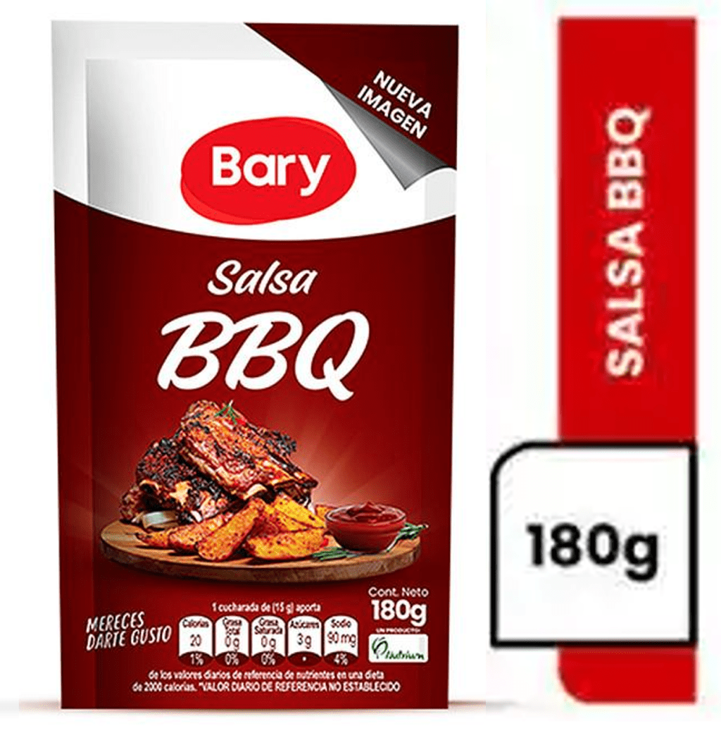 SALSA BBQ BARY DOYPACK SIN VALVULA 180 GRS