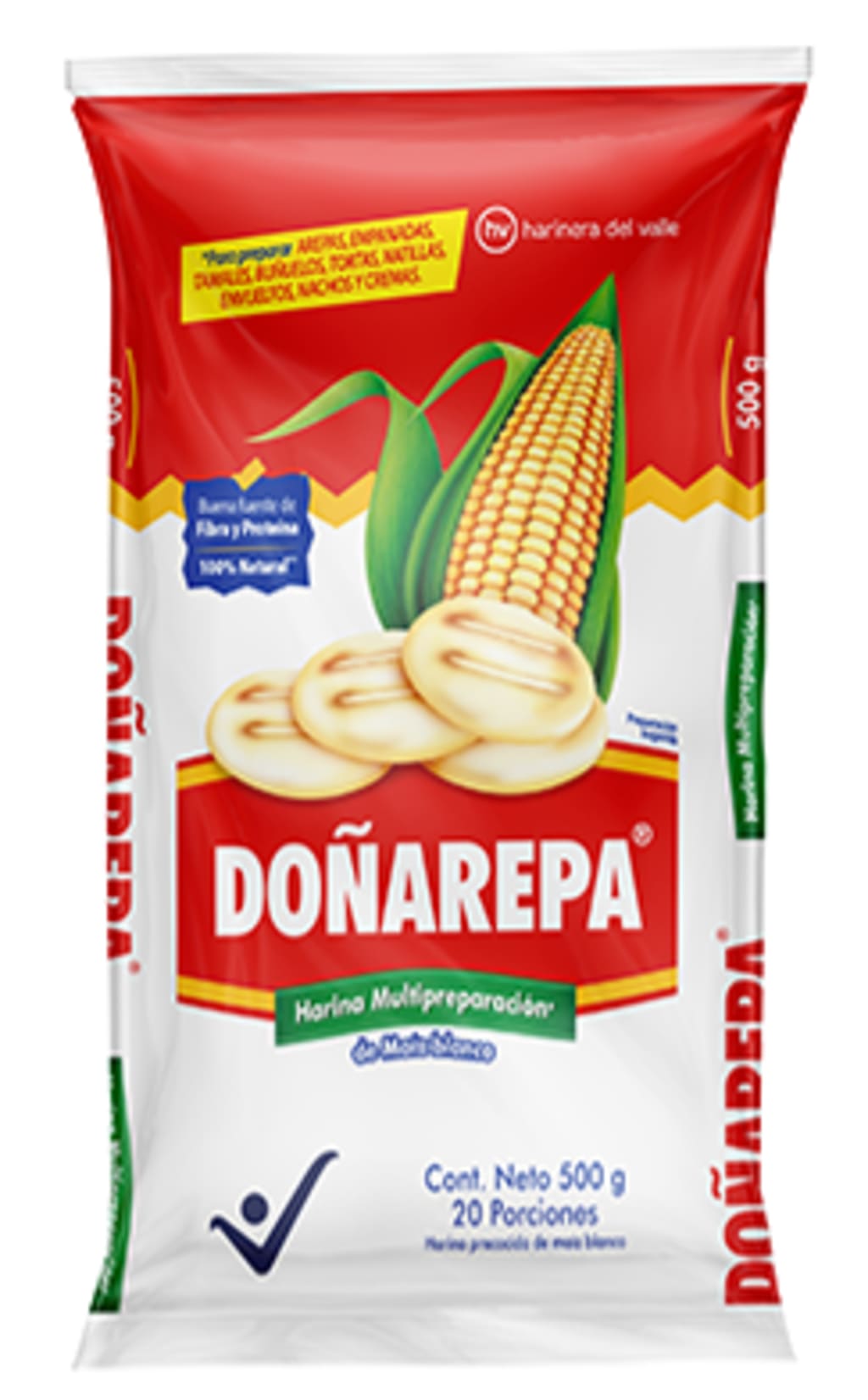 PRECOCIDO DE MAIZ DOÑAREPA BLANCA 500 GRS