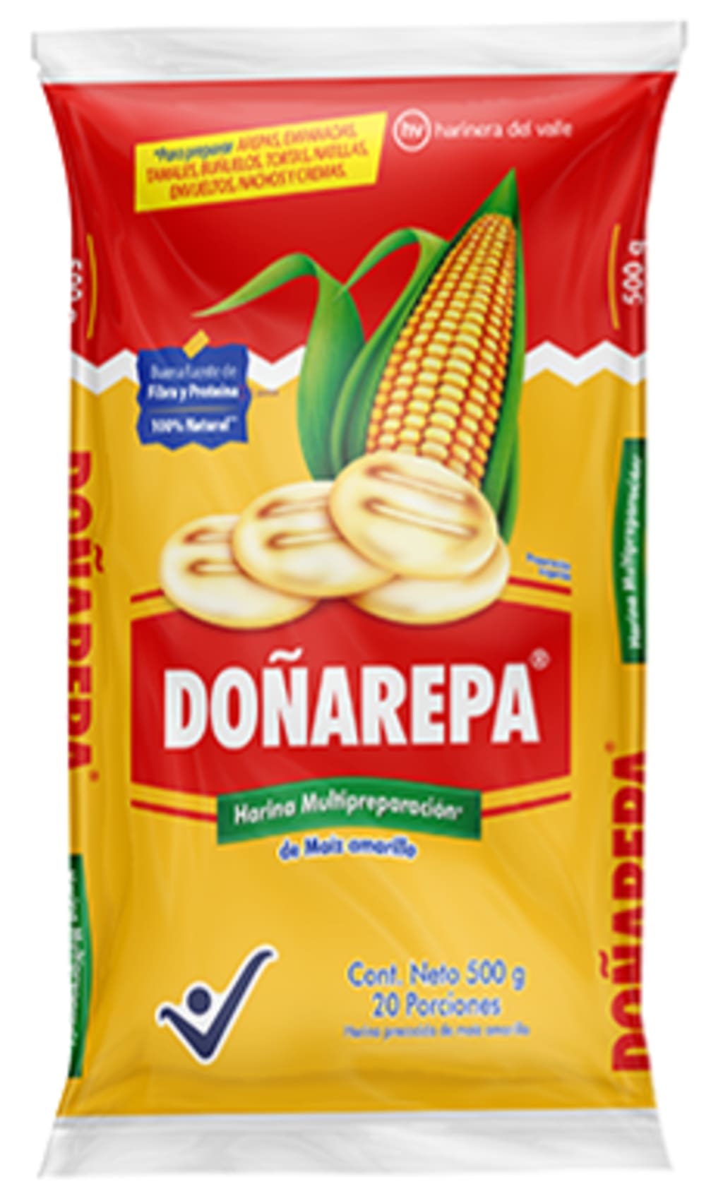 PRECOCIDO DE MAIZ DOÑAREPA AMARILLA 500 GRS x 24