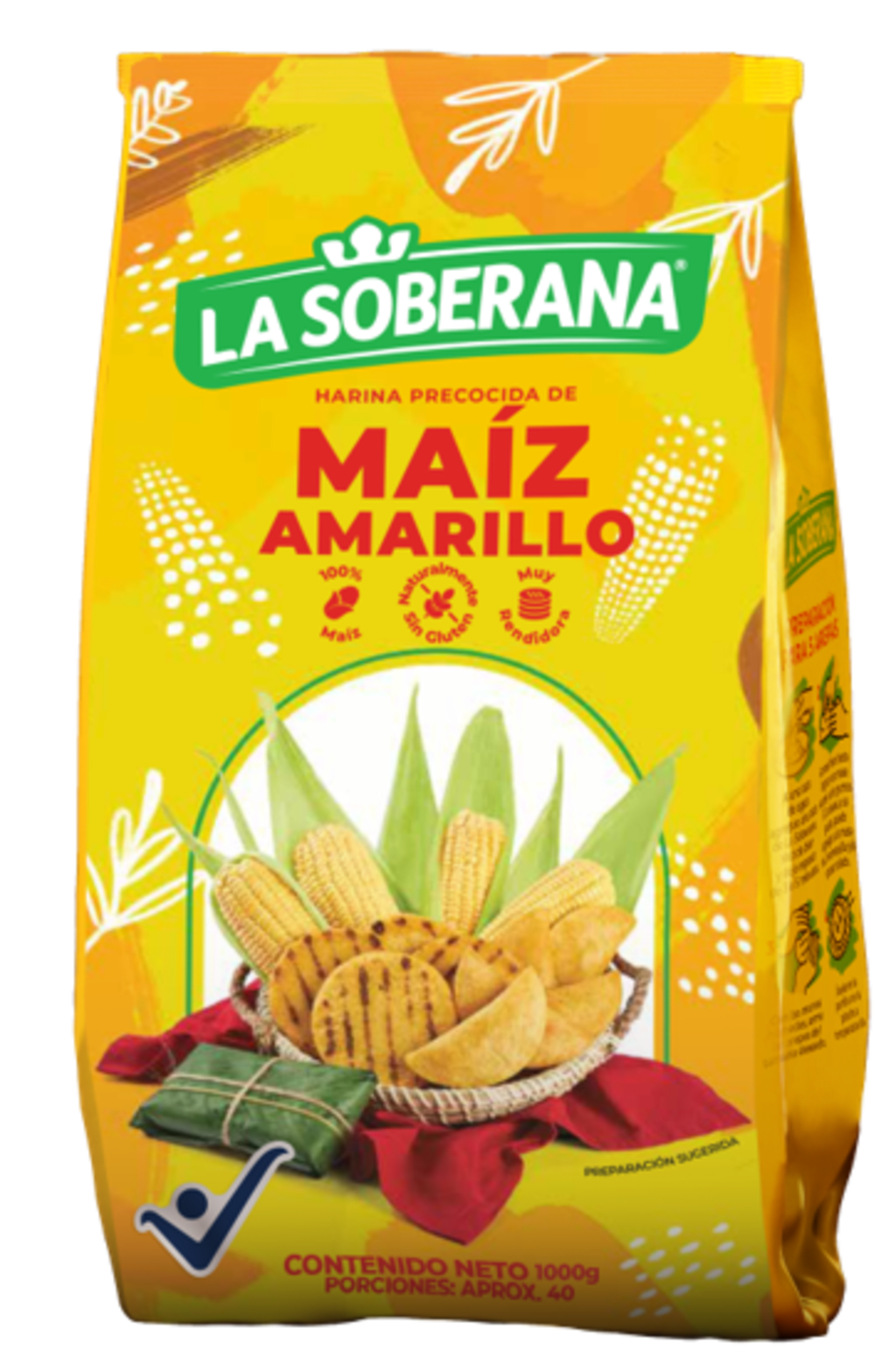 PRECOCIDO DE MAIZ SOBERANA AMARILLA 500 GRS x 24