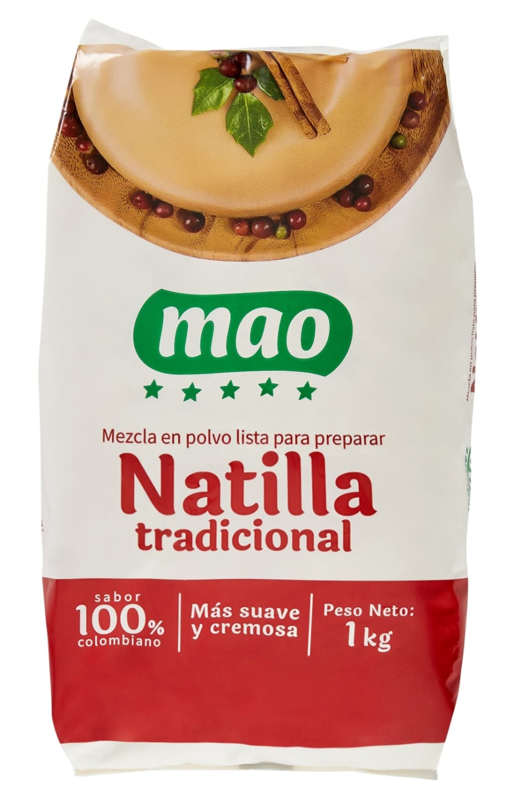 NATILLA MAO TRADICIONAL BOLSA 1000 GRS x 25