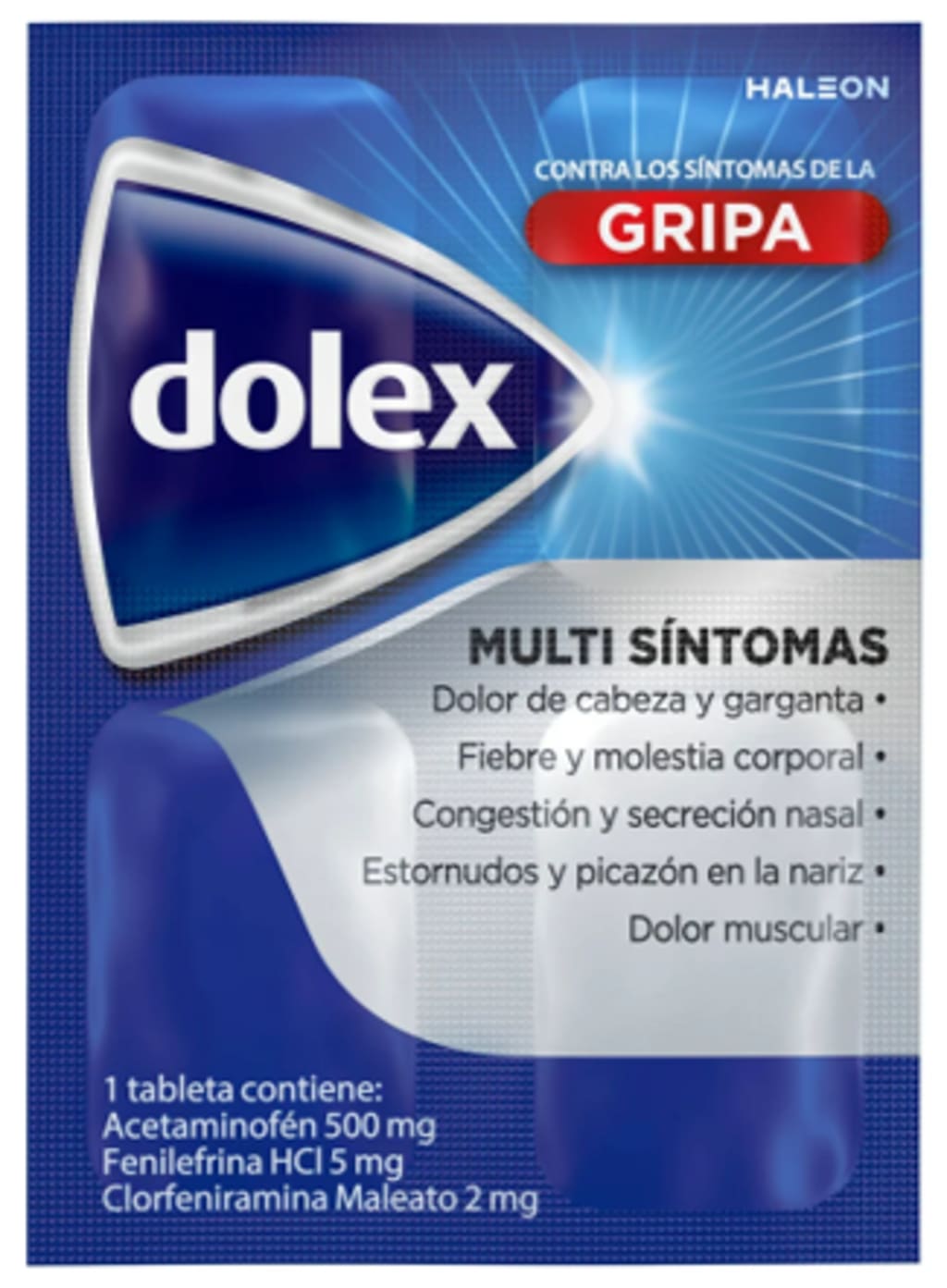 DOLEX GRIPA DISPLAY x 10 TABLETAS (BAG)