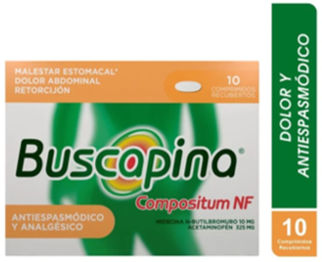 BUSCAPINA COMPOSITUM NF 10 TABLETAS (PLEGADIZA)