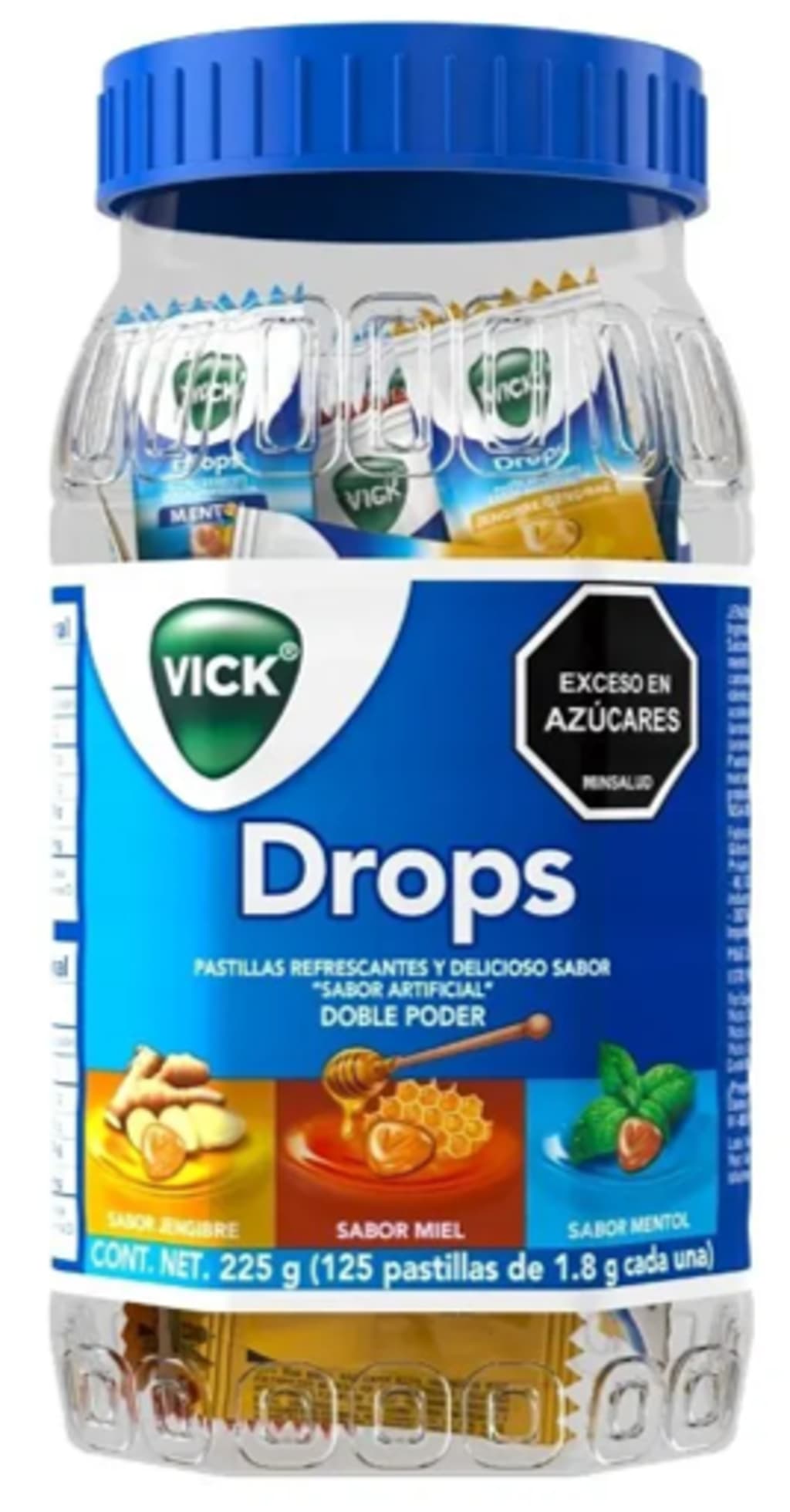 PASTILLAS VICK DROPS BOMBONERA x 125 PASTILLAS