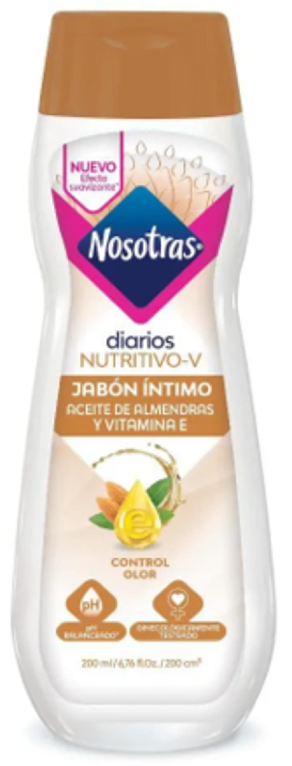 JABON INTIMO NOSOTRAS NUTRITIVO ALMENDRAS 200 ML x 10
