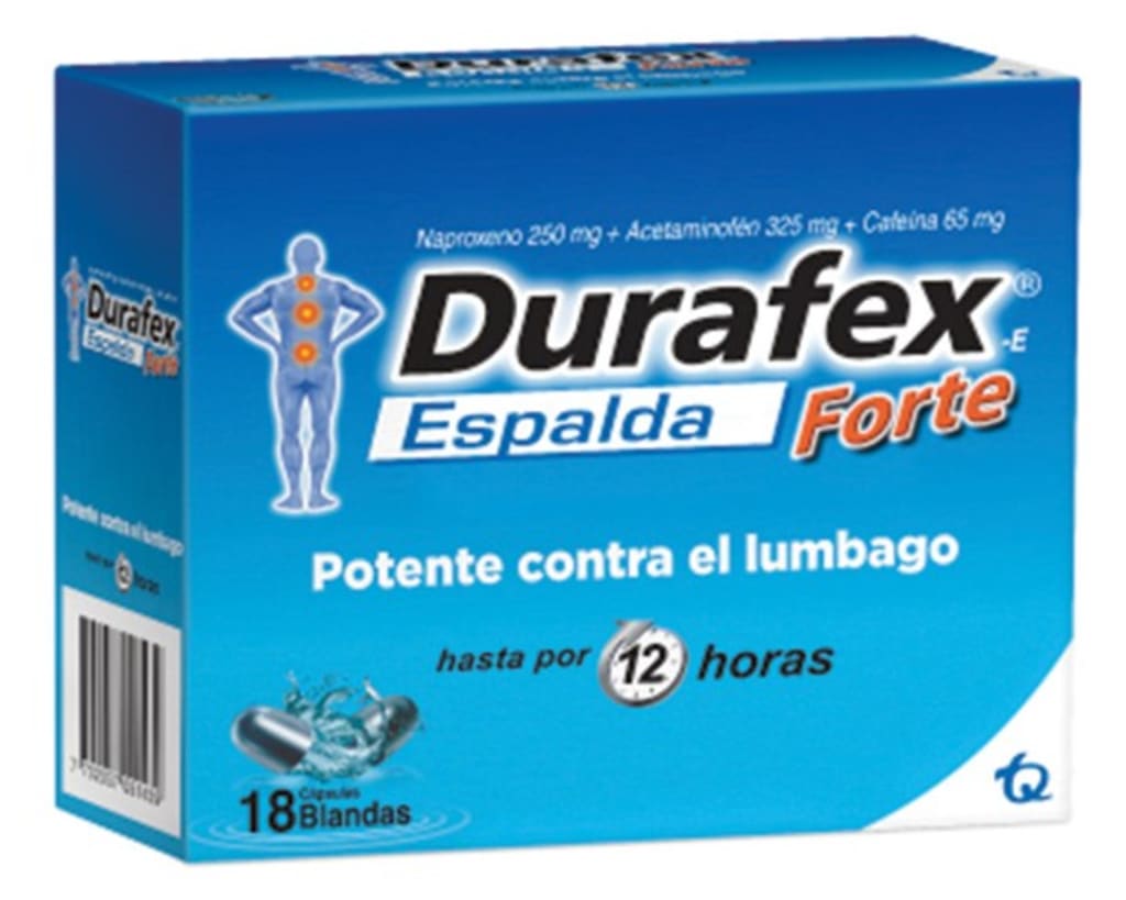 DURAFEX ESPALDA FORTE 250 MG x 18 CAPSULAS