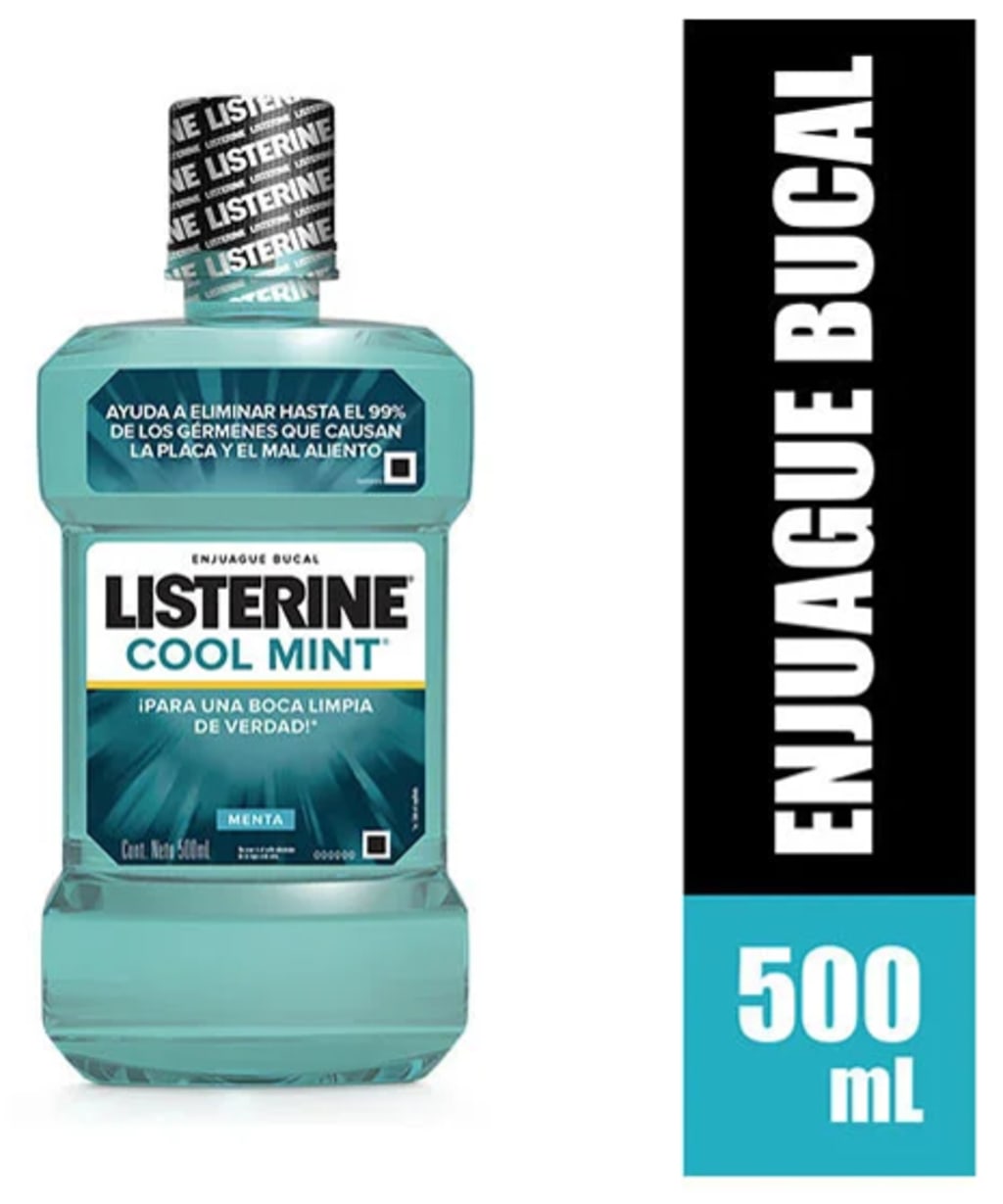 LISTERINE COOLMINT 500 ML x 12
