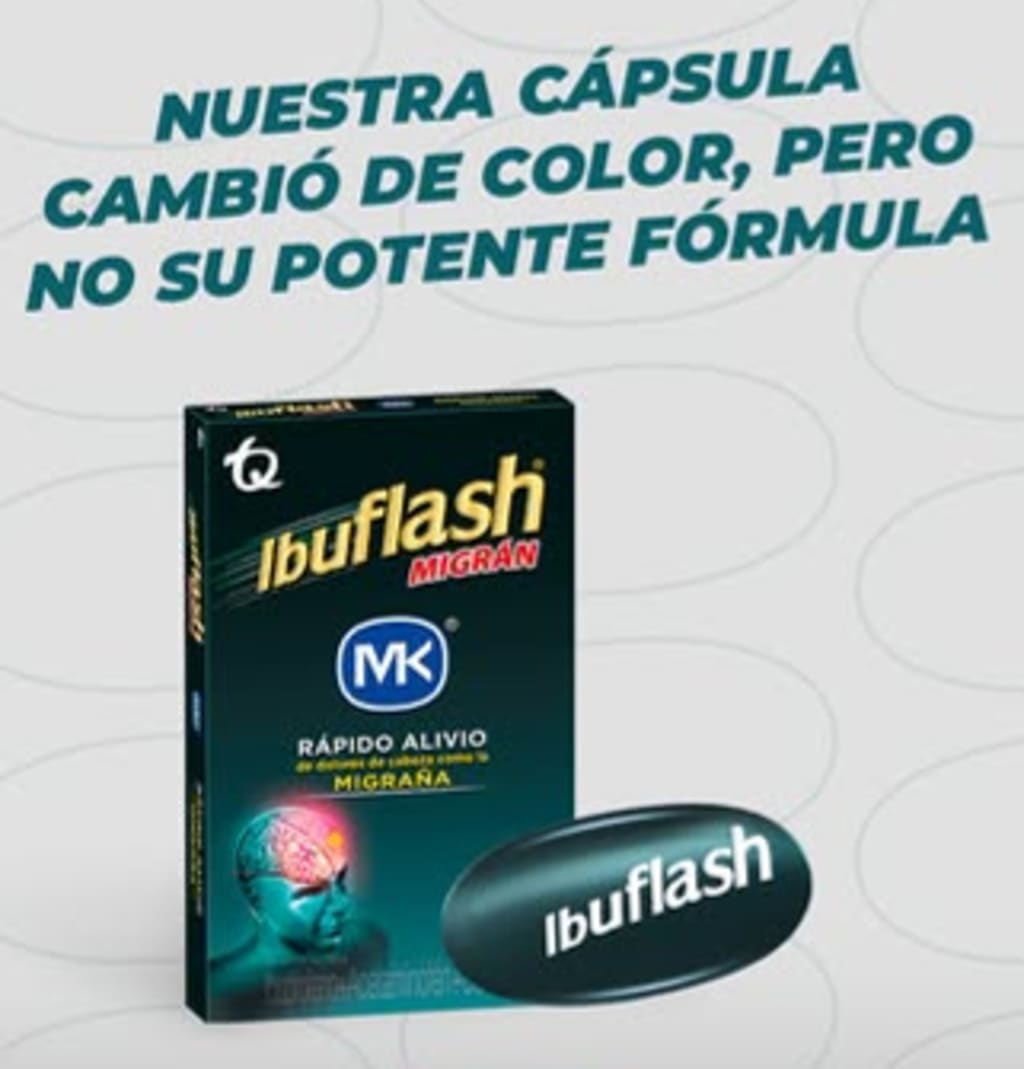 IBUFLASH MIGRAN MK x 16 CAPSULAS (PLEGADIZA)