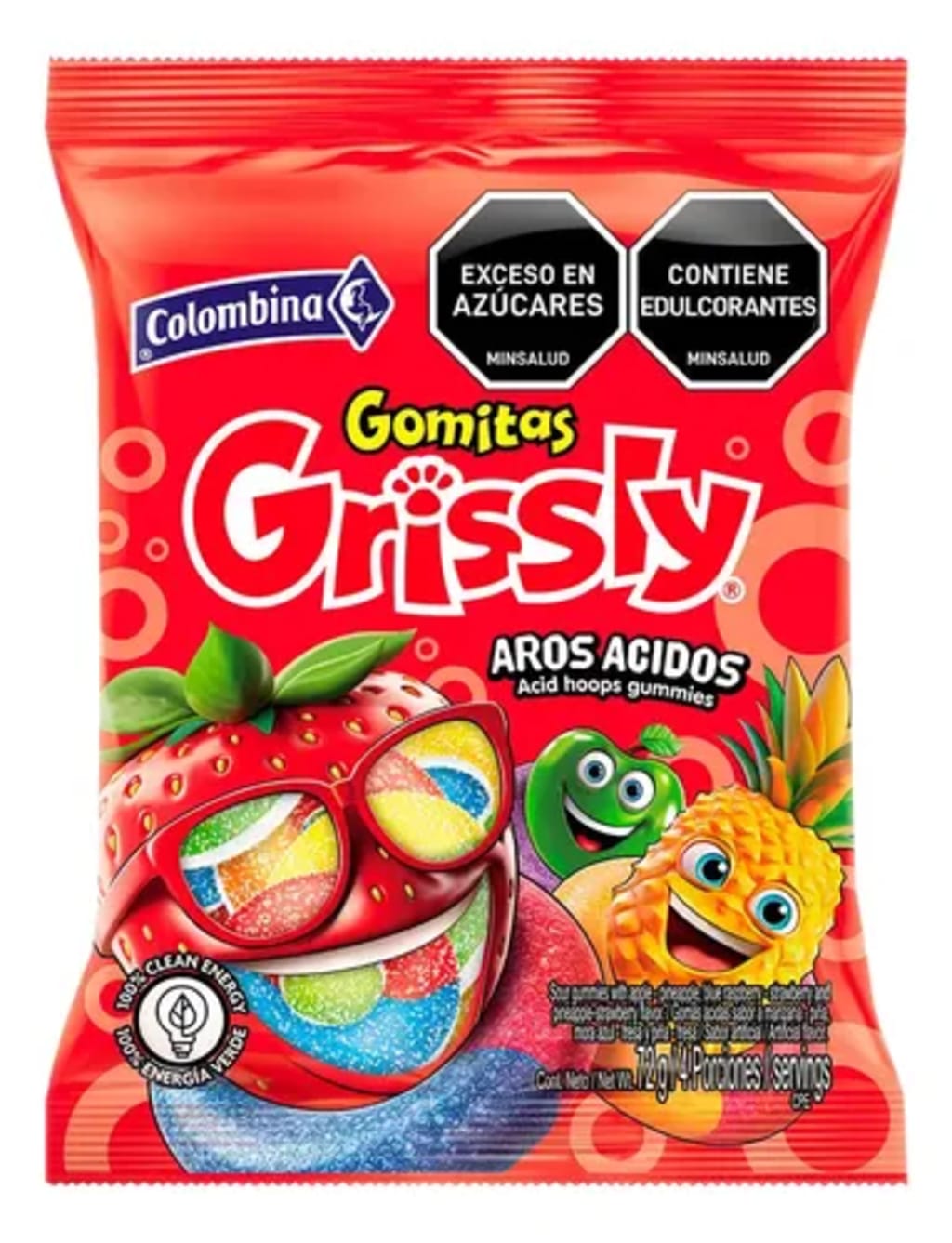 GOMAS GRISSLY AROS BOLSA 55 UNDS EI