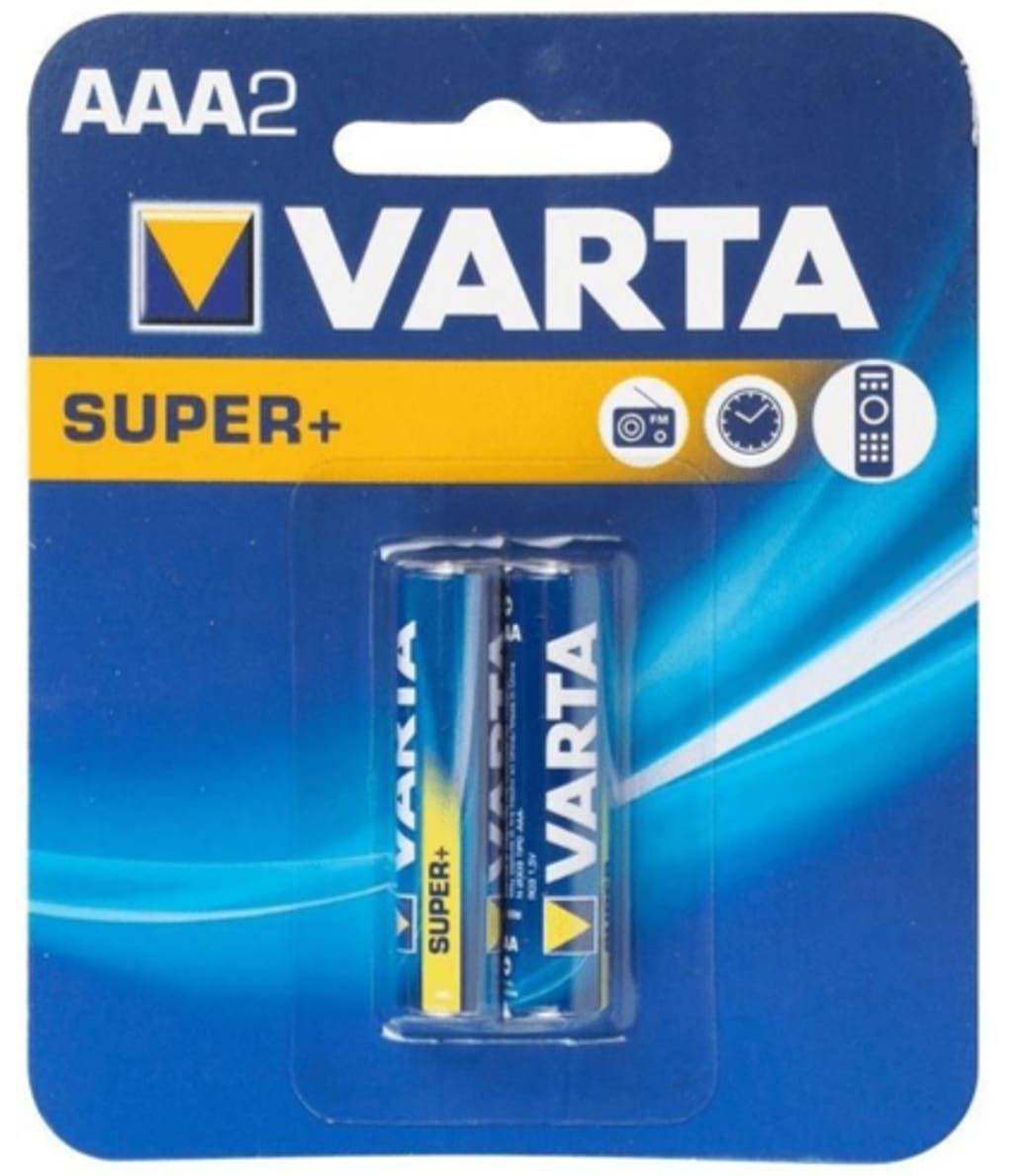 BATERIA VARTA CARBONO (AZUL) TARJETA AAA x 120 TARJETAS