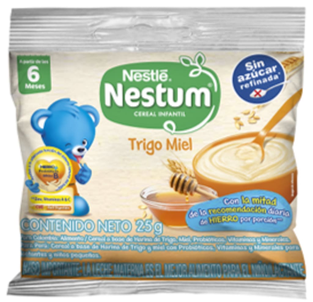CEREAL NESTUM RISTRA TRIGO MIEL 25 GRS x 10 SOBRES