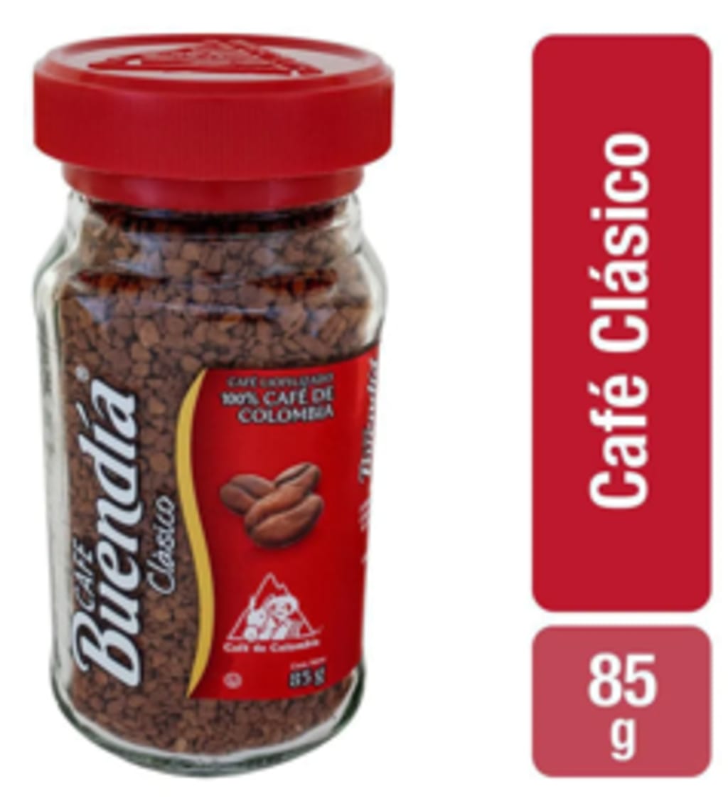 CAFE BUEN DIA LIOFILIZADO CLASICO FRASCO 85 GRS