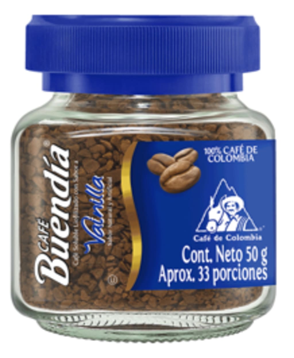 CAFE BUEN DIA LIOFILIZADO VAINILLA FRASCO 50 GRS
