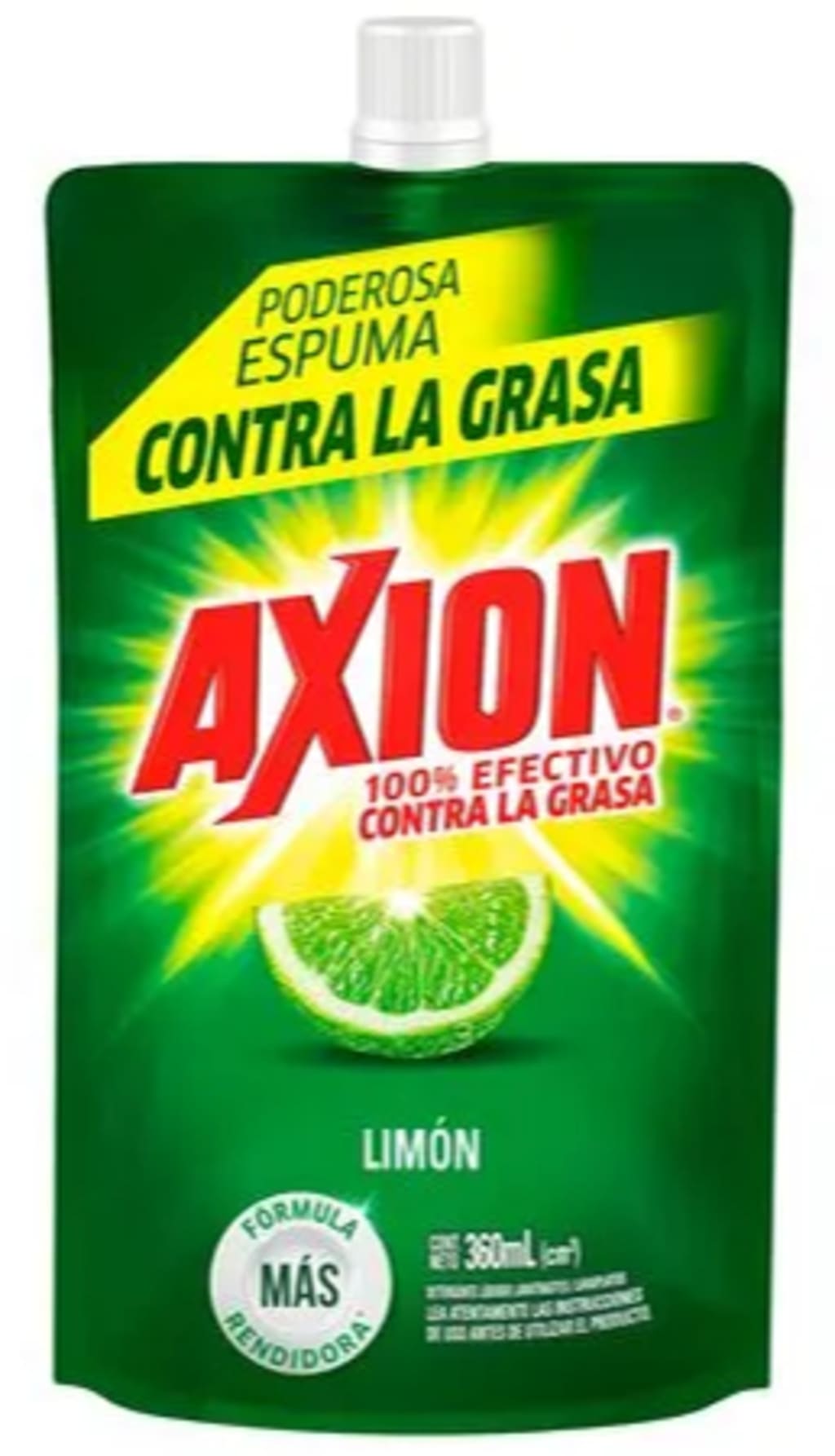 LAVAPLATOS AXION LIQUIDO LIMON DOYPACK 360 ML x 24