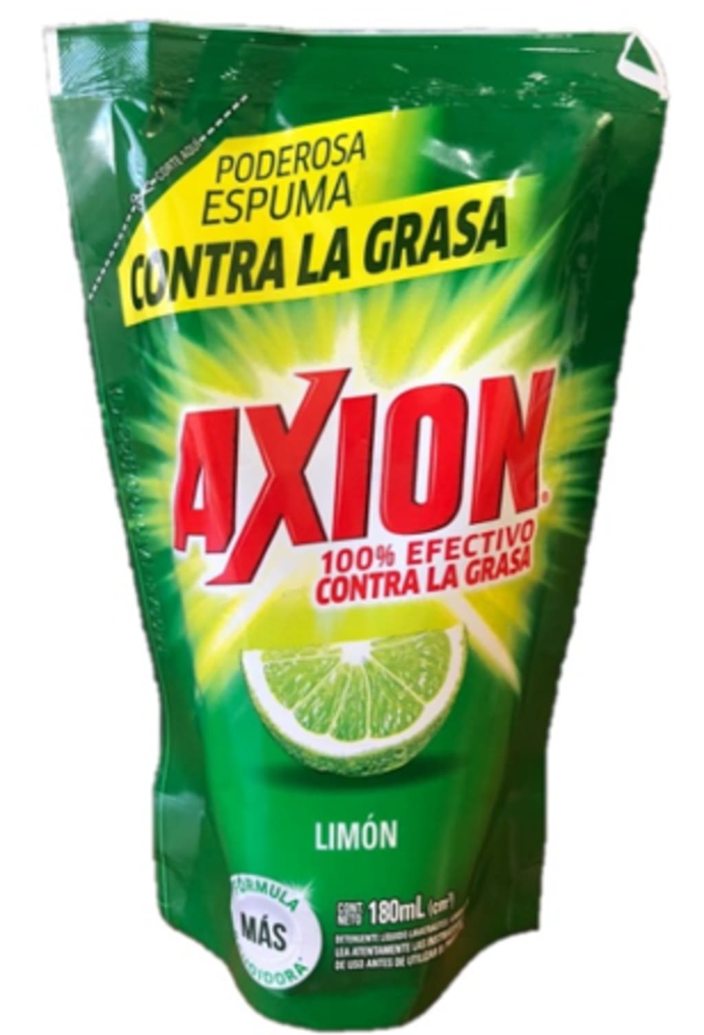 LAVAPLATOS AXION LIQUIDO LIMON DOYPACK 180 ML x 48
