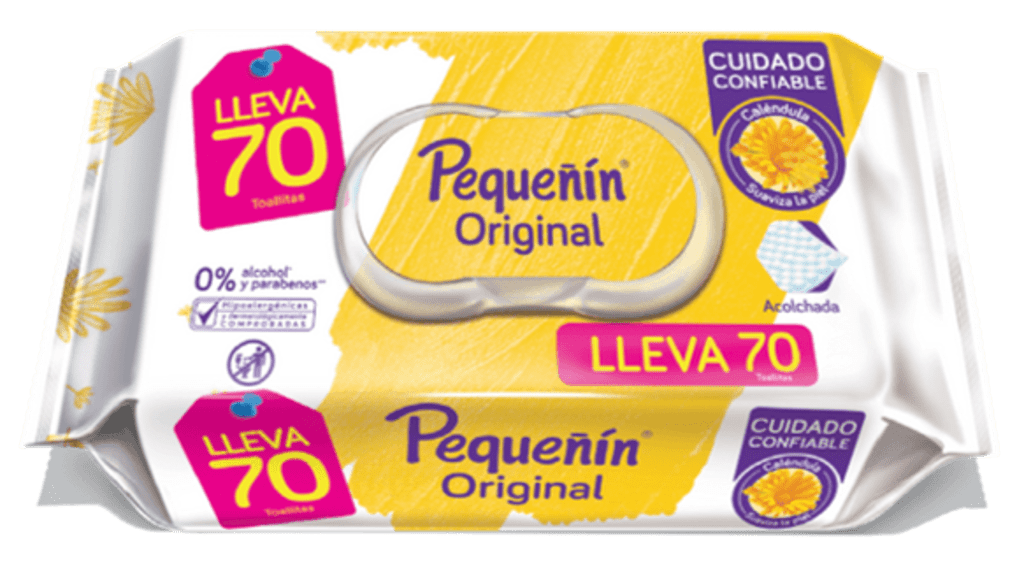 TOALLITAS PEQUEÑIN ALMENDRAS 70 UNDS