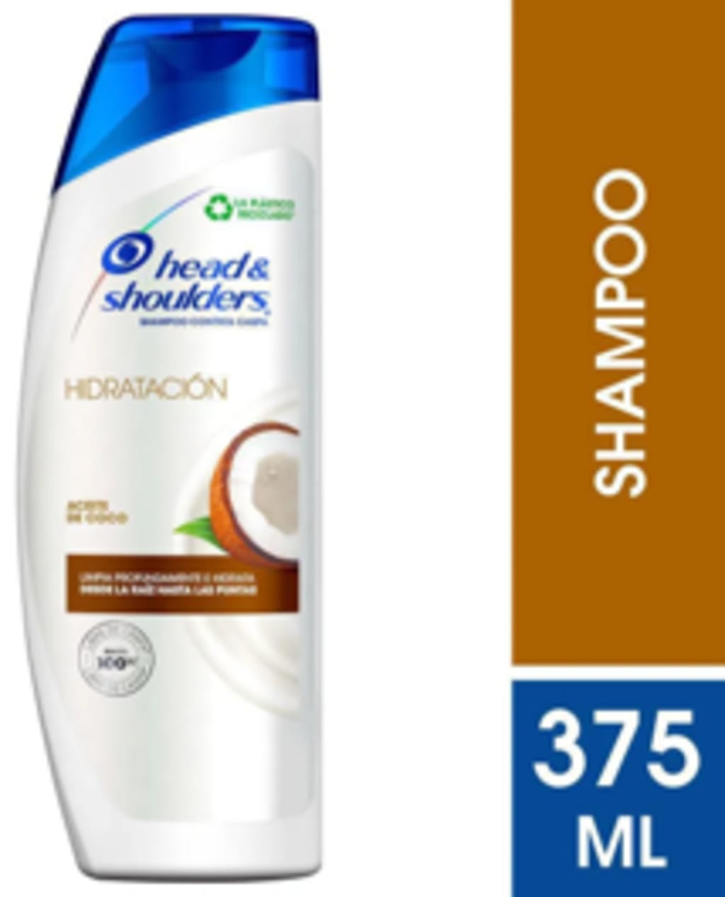 CHAMPU H&S HIDRATACION ACEITE DE COCO 375 ML x 12