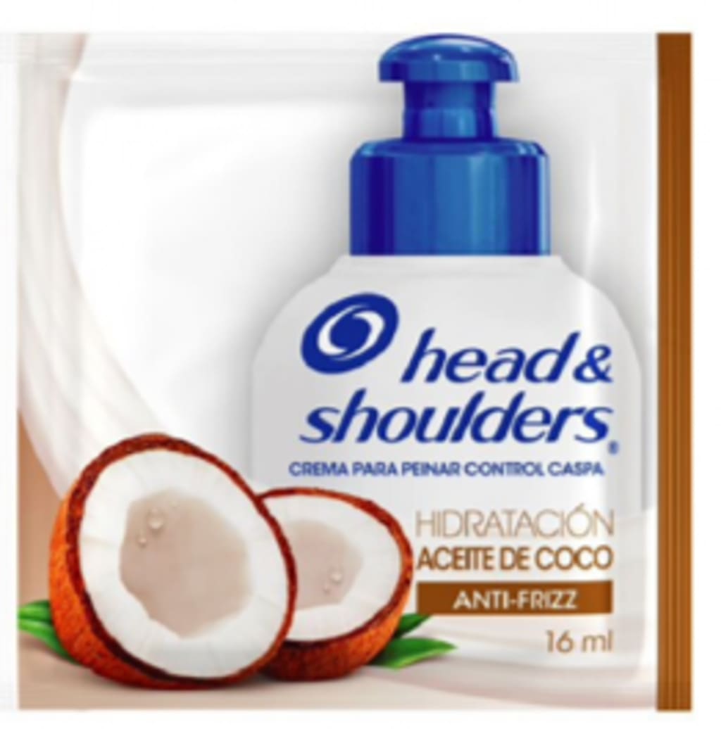 CREMA PARA PEINAR H&S COCO HIDRAT 16 ML x 12 SOBRES x 25 DPL